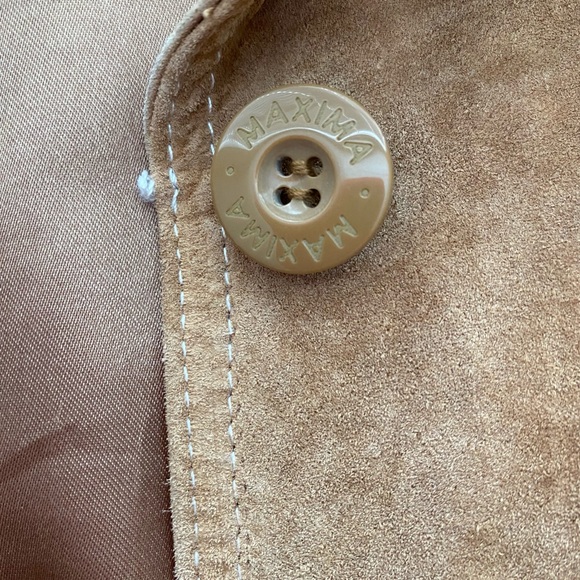 Wilsons Suede Leather Maxima Tan Jacket size Large - Picture 6 of 13